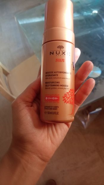 Moussa hydratante bronzante