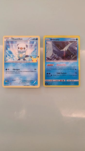 2 cartes Pokémon