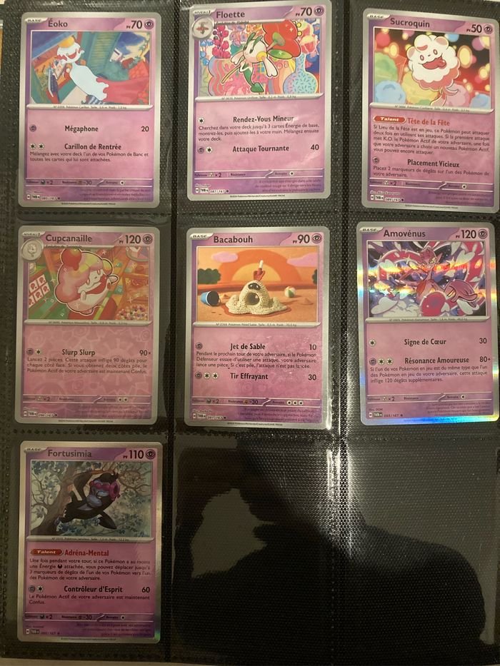 Lot de 75 cartes Holo reverse set EV06 Mascarade crépusculaire - photo numéro 5