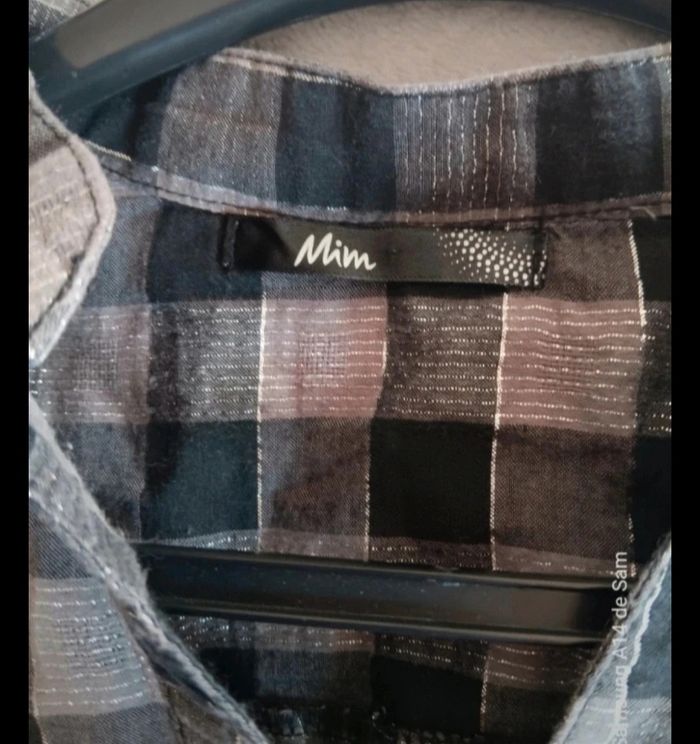 Chemise gris et noir mim taille 38 - photo numéro 3