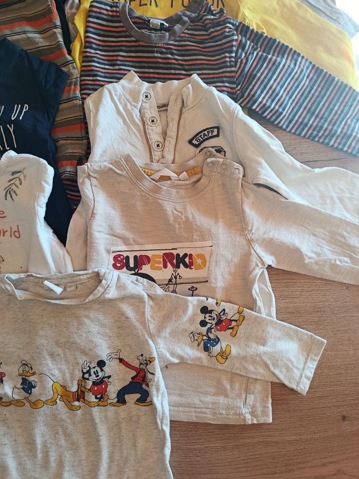 Lot teeshirt manches longues 18 mois - photo numéro 4