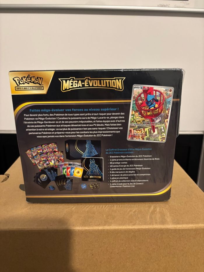 Pokémon ETB LUCARIO Mega Évolution ME01 - photo numéro 3