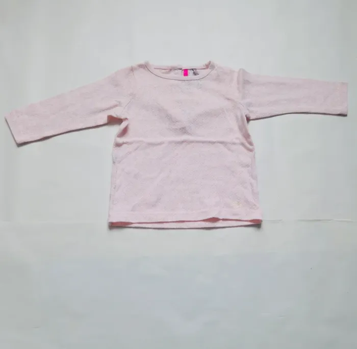 Lot 11 t-shirts manches longues fille 6 mois - photo numéro 5