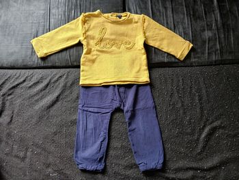 Ensemble pantalon/pull 24 mois fille 