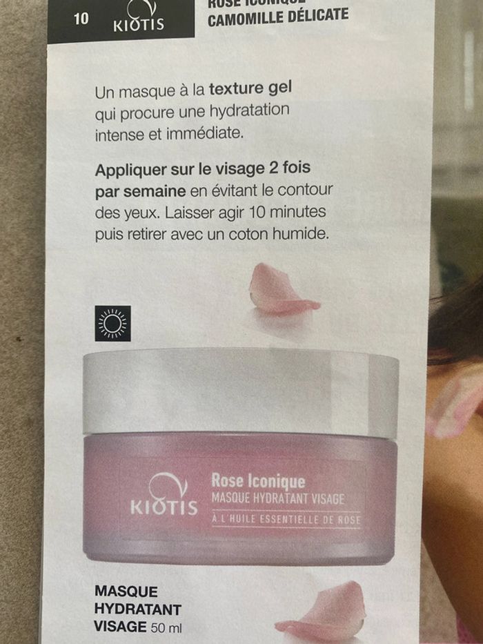 Masque essentielle rose - photo numéro 3
