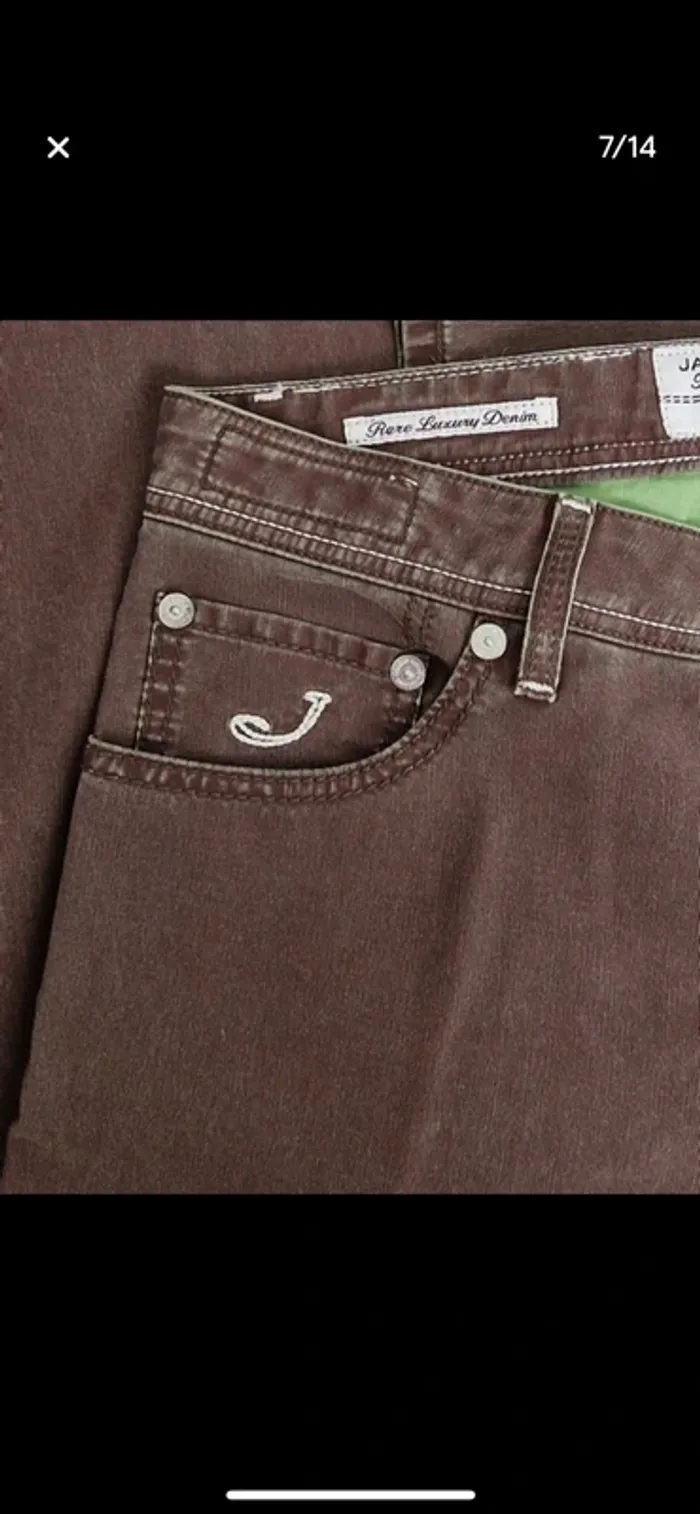 Jacob Cohen jean’s marron - photo numéro 6