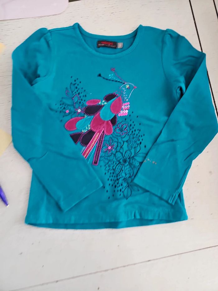 Tee shirt manches longues catimini 6 ans