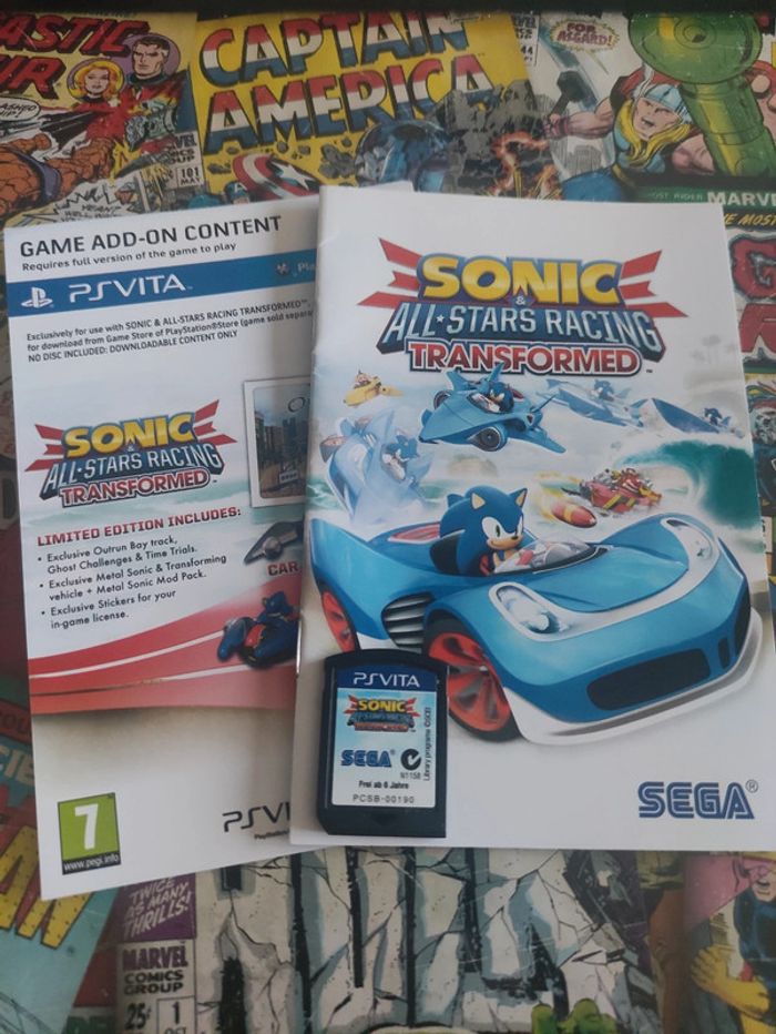 Sonic All Stars racing transformed PlayStation Vita