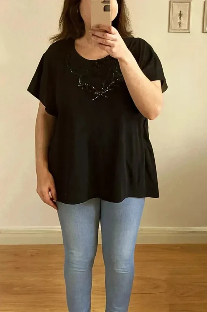 Tee shirt noir - Taille 50