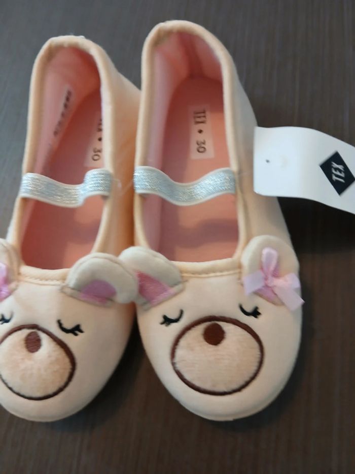Chaussons nounours fille 30 - photo numéro 2