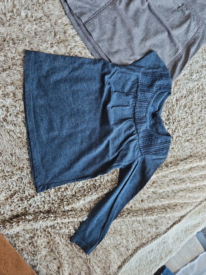 Lot tee-shirts manches longues 5 ans fille - photo numéro 3