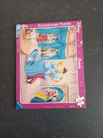 Puzzle princesse cendrillon 45 pièces 4+