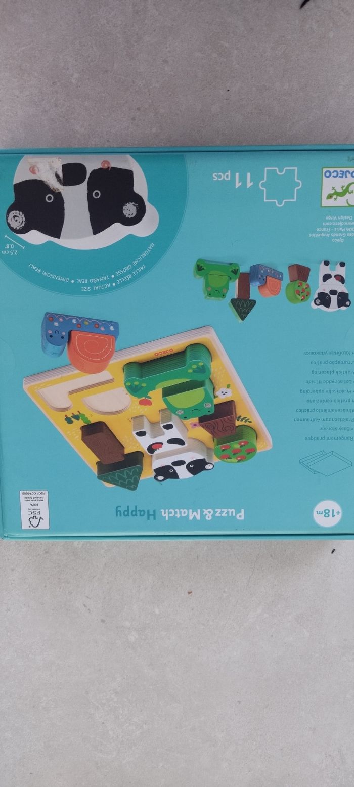 Puzzle encastrement des 18 mois djeco - photo numéro 2