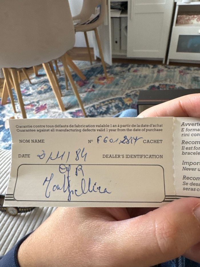 Montre Ferrari Formula 1984 – Swiss Made – Boîte & papiers – Pile neuve - photo numéro 9