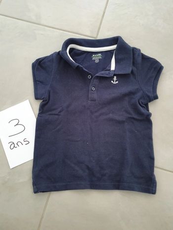 Polo manches courtes 3 ans 36 mois