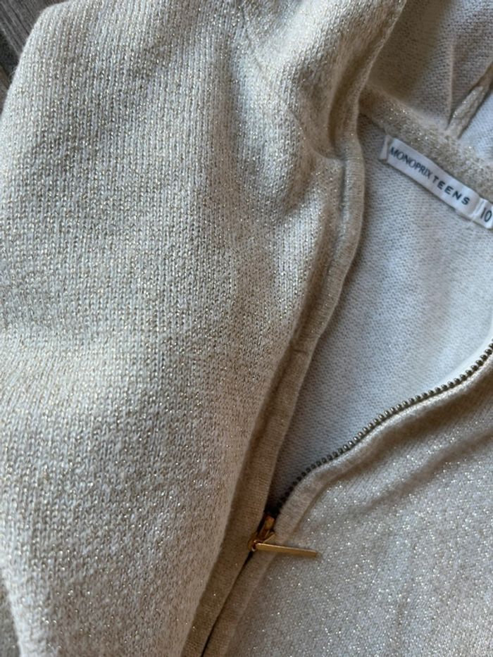 Sweat fil lurex doré - photo numéro 3