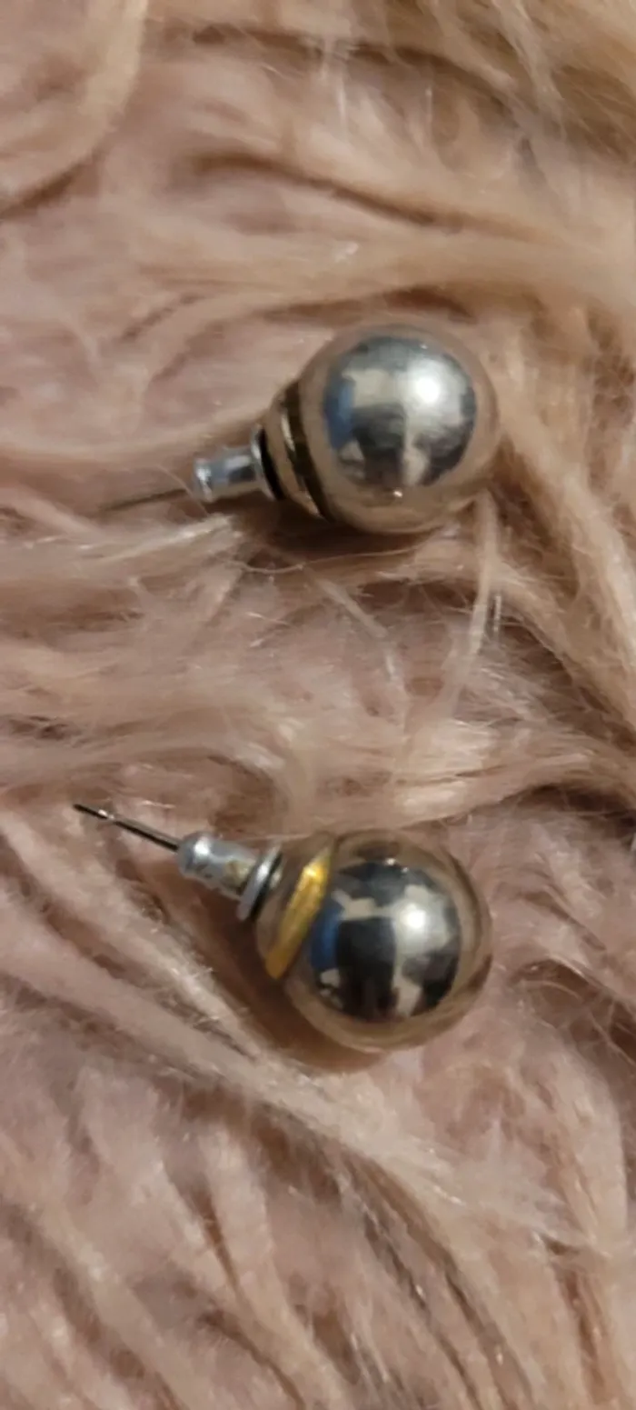 Boucles d'oreilles boules - photo numéro 2