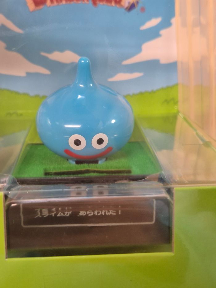 Figurine solaire Dragon Quest Slime bleu - photo numéro 2