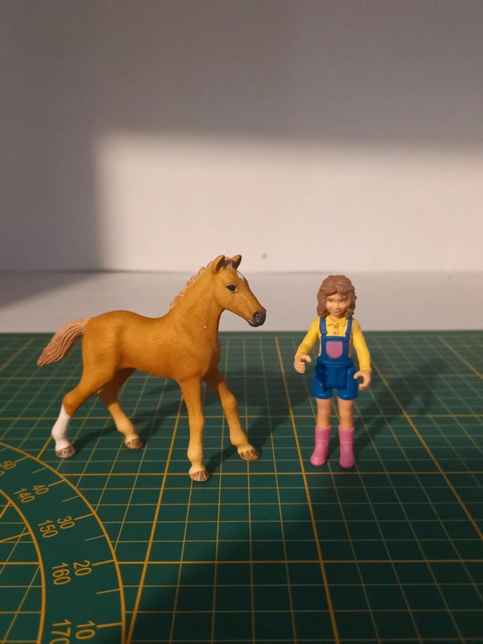 Schleich cheval avec fille - photo numéro 3