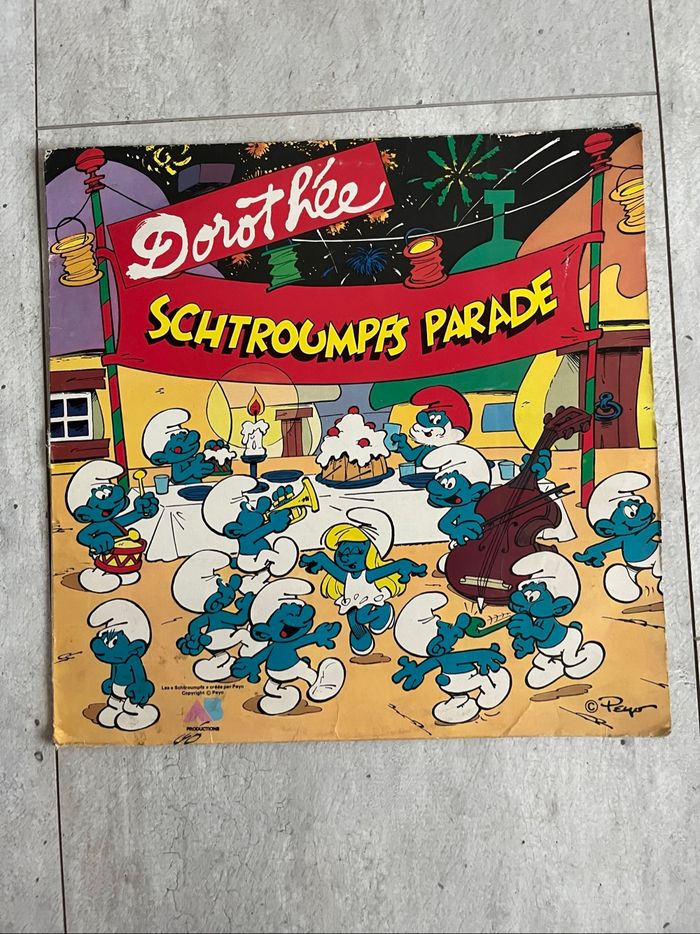Disque 33 tours Dorothée Schtroumpfs Parade