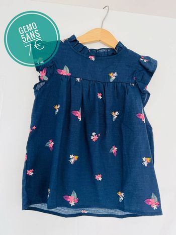 Débardeur GÉMO marine en 5ans