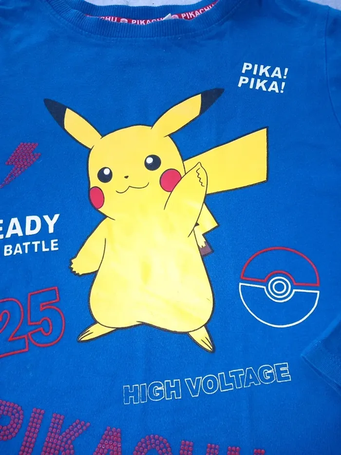 T-shirt Pikatchu pokemon - photo numéro 4