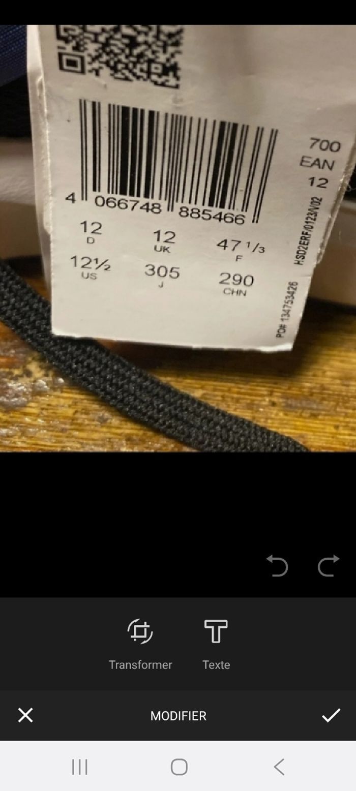 baskets ADIDAS taille 47 1/3 🎁 NEUF 🎁 idée cadeau - photo numéro 7