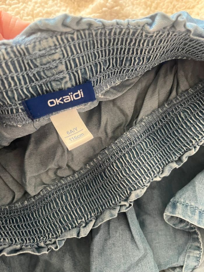 Jupe jean souple taille 6 ans - photo numéro 2