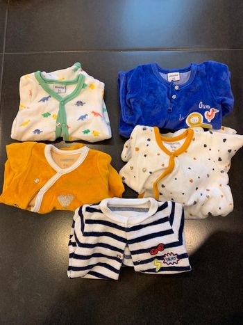 Lot pyjama garçon naissance taille 50cm