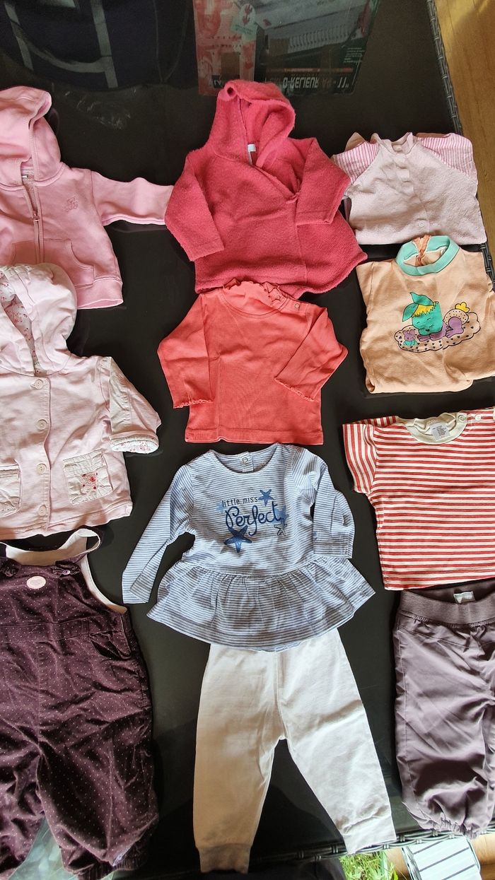 lot automne printemps 6 mois fille 11 pieces