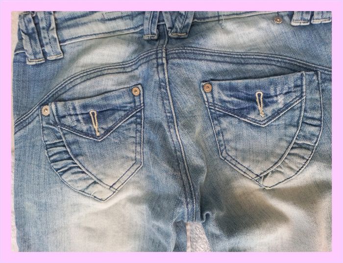 Jean taille basse S Blue Rags Denim - photo numéro 10