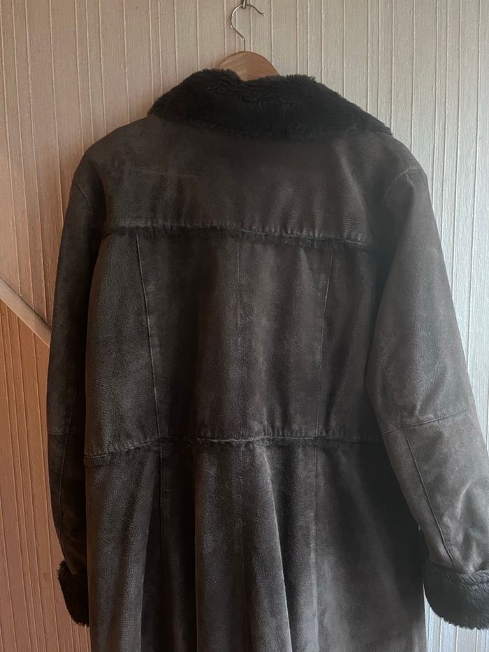 Manteau long en croûte de porc taille L / 46 - photo numéro 8