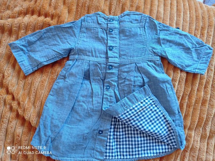 Robe bébé fille, Petit bateau, taille 6 mois - photo numéro 3