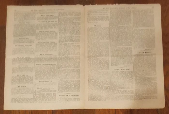 Journal la mode illustrée supplément 31 mars 1895 N°13 vintage - photo numéro 5