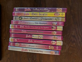lot dvd barbie