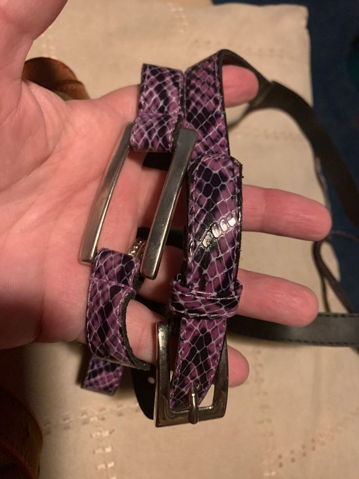 lot de 2 ceintures - photo numéro 2