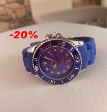 Montre Jet Time violette 3 atm résistance à l’eau Quartz