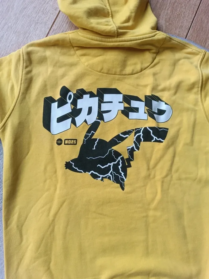 Pull a capuche 👕 pokémon - photo numéro 4