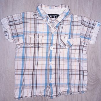 Chemise manches courtes 12 mois