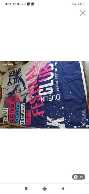 Housse de couette 1personne neuf la redoute