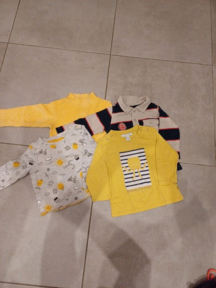 Lot de 4 tee-shirt ML