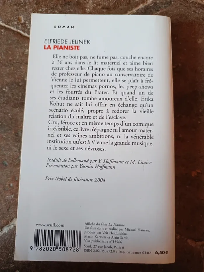 Livre la pianiste - photo numéro 2