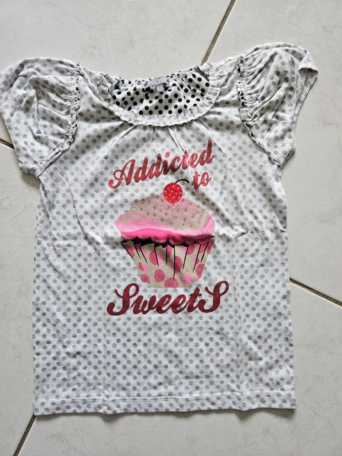 T-shirt MC fille 10 ans CHEV - photo numéro 2