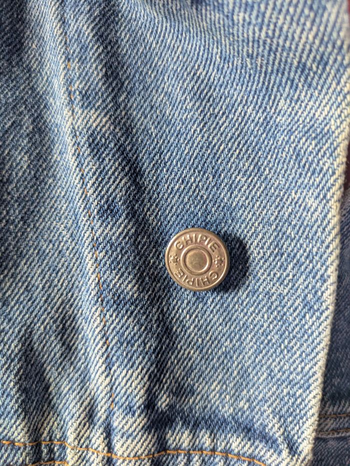 Veste en jean oversize vintage - photo numéro 3