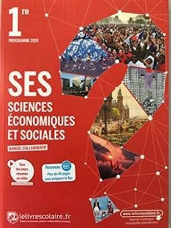 Livre SES 1ère