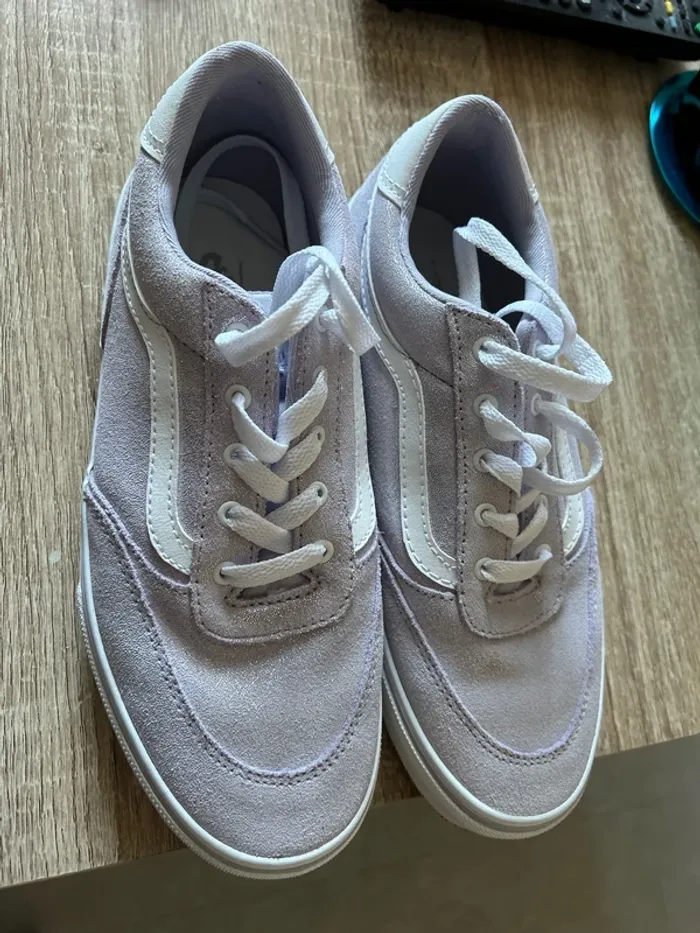Vans lilas pailletée - photo numéro 4