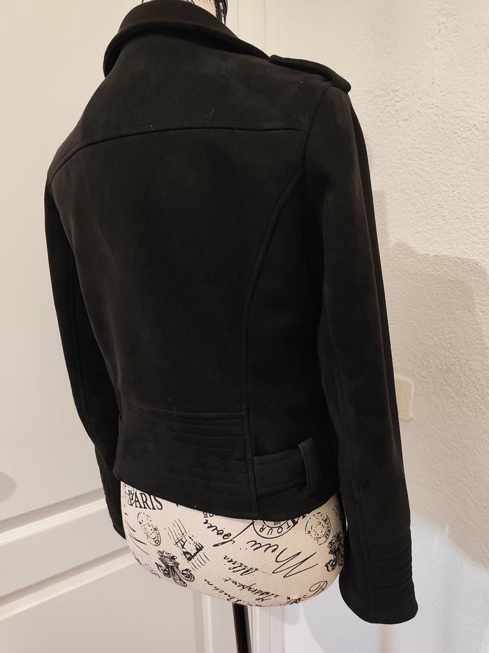 Veste coupe perfecto effet Daim - photo numéro 8