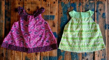 Lot de 2 tuniques d été pour bebe fille