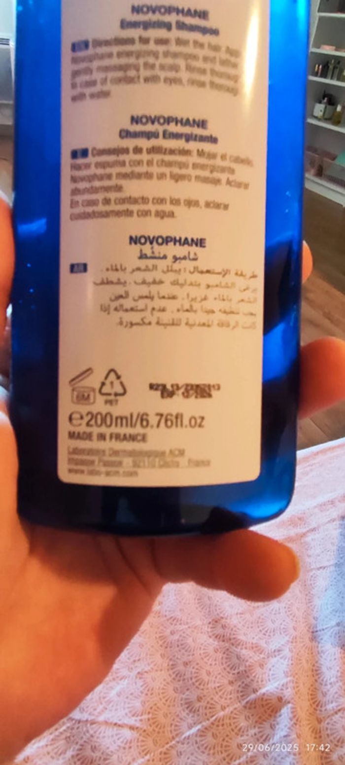 ACM Laboratoire Dermatologique Novophane Shampooing Énergisant 200 ml - photo numéro 6