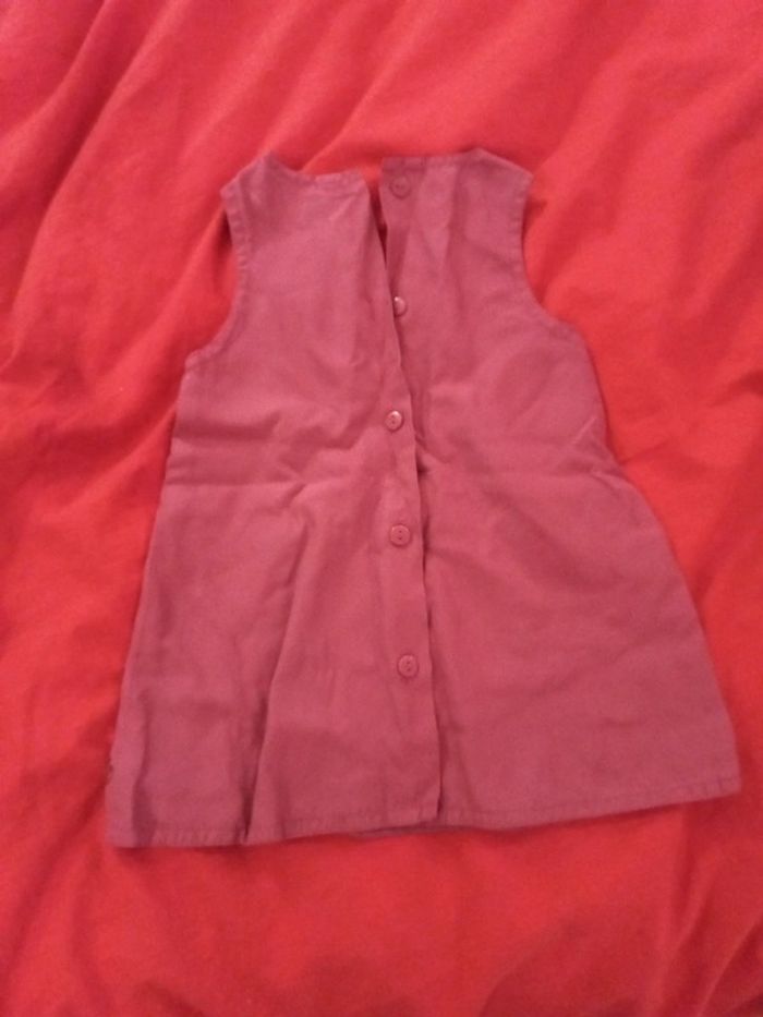 Belle robe d'été violette a fleurs 6 mois - photo numéro 3